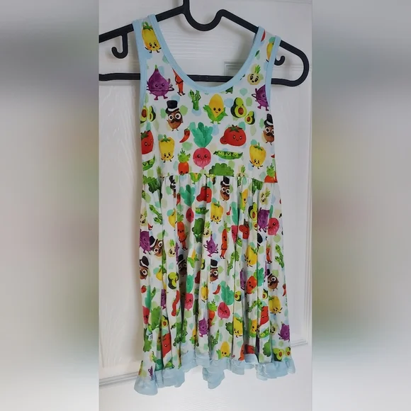 Birdie Bean Bamboo Girls Dress Lot Size 5/6T - Picture 7 of 13